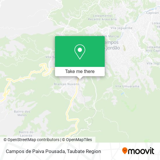 Campos de Paiva Pousada map