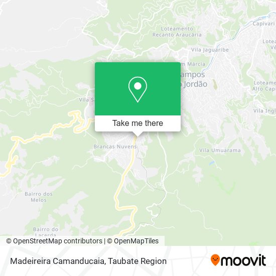 Madeireira Camanducaia map