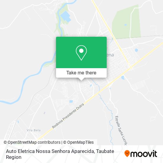 Auto Eletrica Nossa Senhora Aparecida map