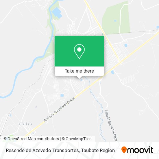 Resende de Azevedo Transportes map