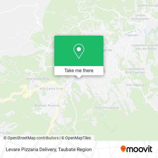 Mapa Levare Pizzaria Delivery