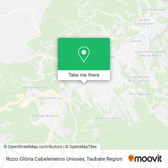 Mapa Rizzo Glória Cabeleireiros Unissex