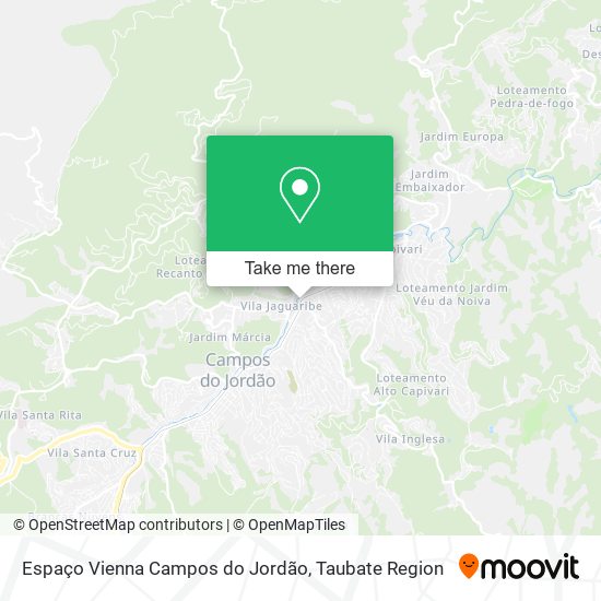 Espaço Vienna Campos do Jordão map