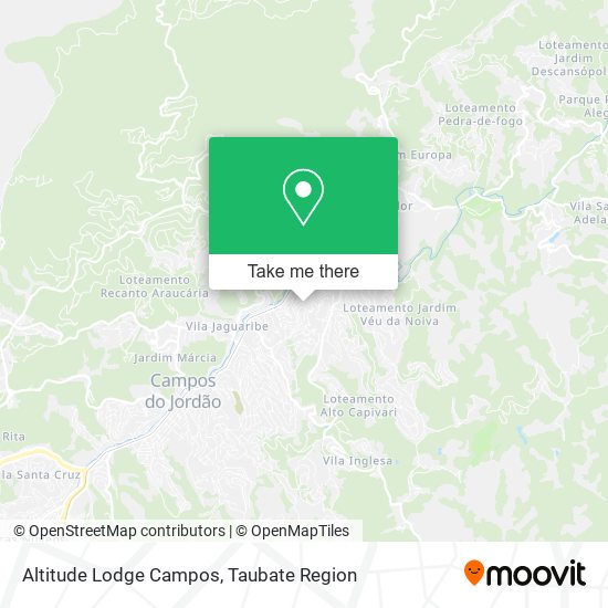 Mapa Altitude Lodge Campos