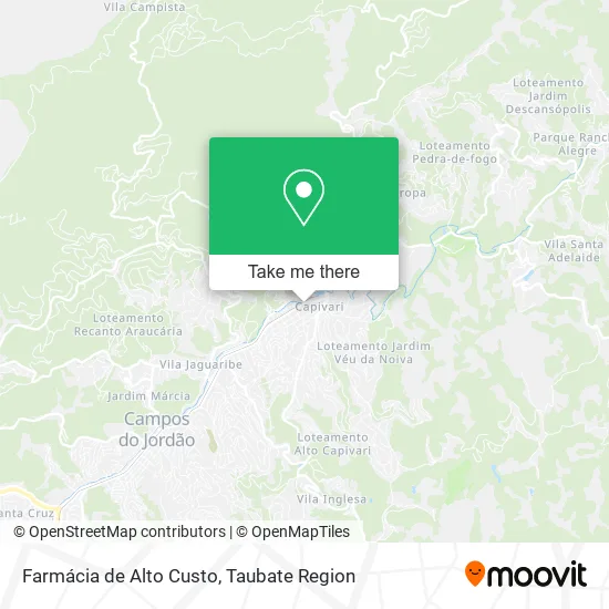 Farmácia de Alto Custo map