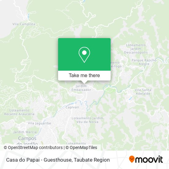 Casa do Papai - Guesthouse map
