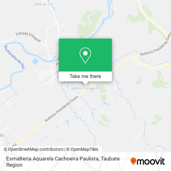 Esmalteria Aquarela Cachoeira Paulista map
