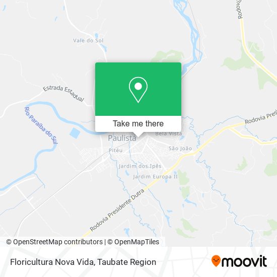 Floricultura Nova Vida map