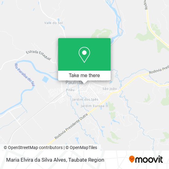 Mapa Maria Elvira da Silva Alves