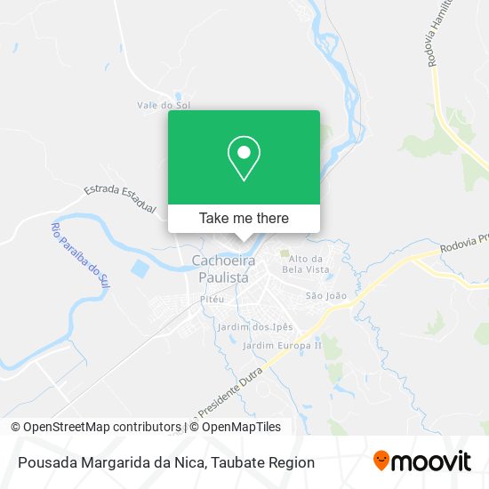 Pousada Margarida da Nica map