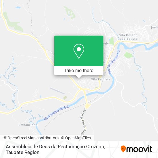 Assembléia de Deus da Restauração Cruzeiro map