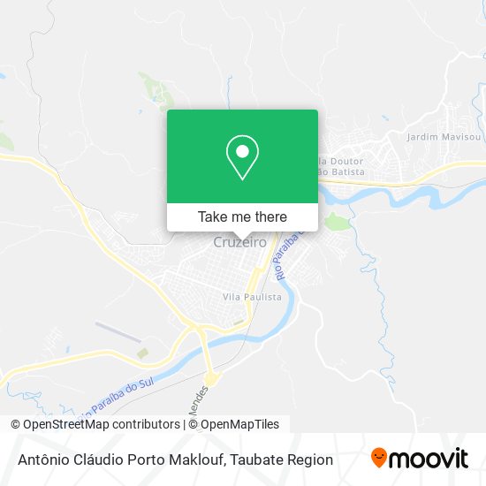 Antônio Cláudio Porto Maklouf map