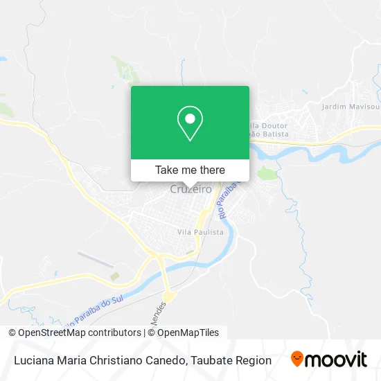 Luciana Maria Christiano Canedo map