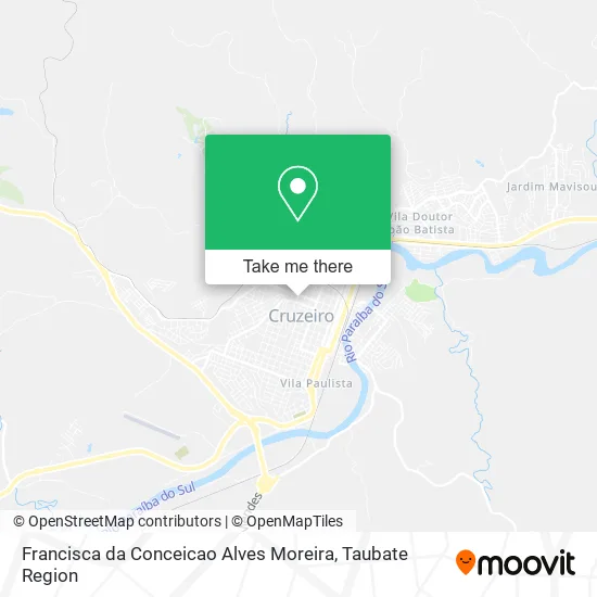 Francisca da Conceicao Alves Moreira map
