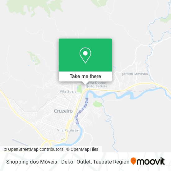 Shopping dos Móveis - Dekor Outlet map