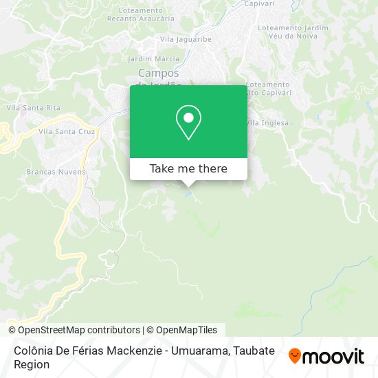 Colônia De Férias Mackenzie - Umuarama map