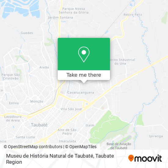 Museu de História Natural de Taubaté map