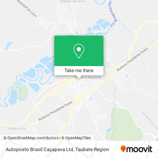 Autoposto Brasil Caçapava Ltd map