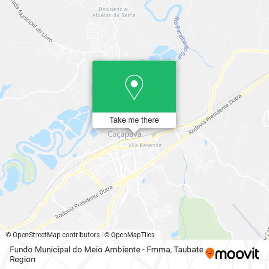 Fundo Municipal do Meio Ambiente - Fmma map