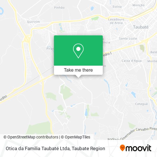 Mapa Otica da Familia Taubaté Ltda