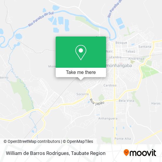 William de Barros Rodrigues map