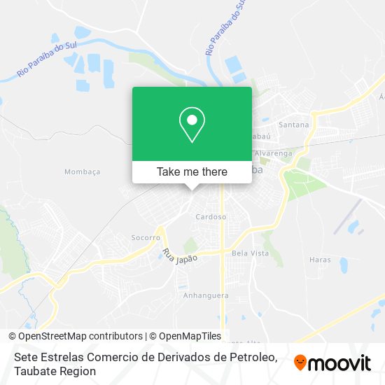 Sete Estrelas Comercio de Derivados de Petroleo map