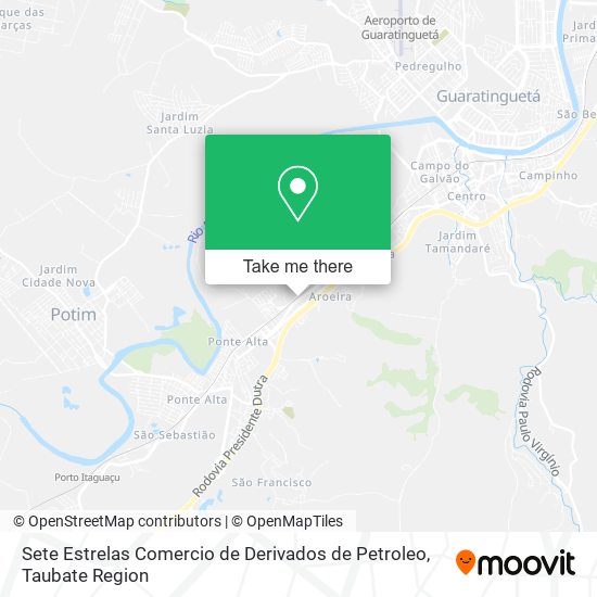 Sete Estrelas Comercio de Derivados de Petroleo map