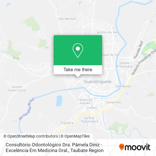 Consultório Odontológico Dra. Pâmela Diniz - Excelência Em Medicina Oral. map