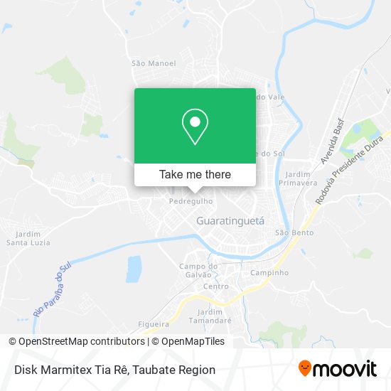 Disk Marmitex Tia Rê map