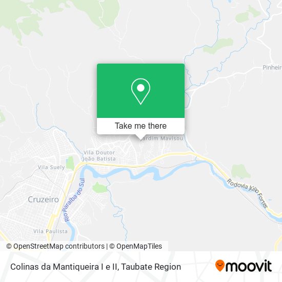 Colinas da Mantiqueira I e II map