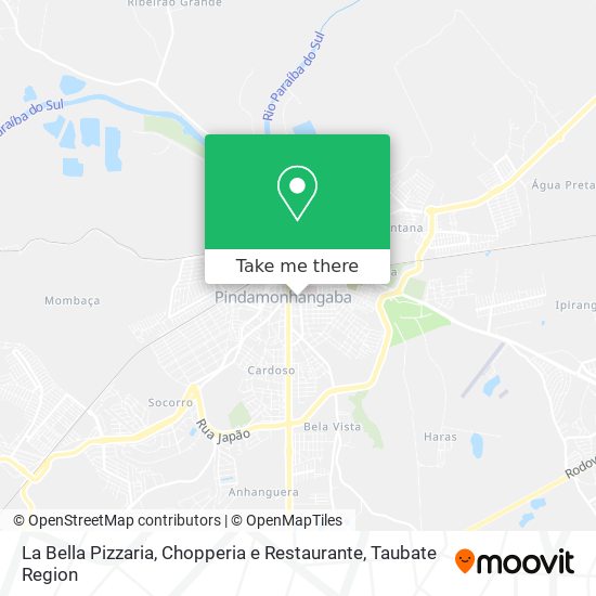 La Bella Pizzaria, Chopperia e Restaurante map