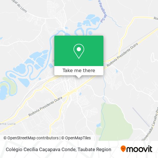 Colégio Cecília Caçapava Conde map