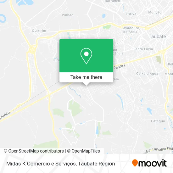 Midas K Comercio e Serviços map