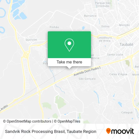 Sandvik Rock Processing Brasil map