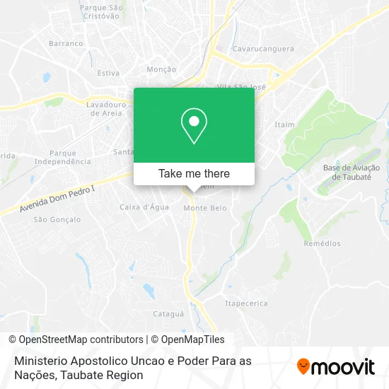 Ministerio Apostolico Uncao e Poder Para as Nações map