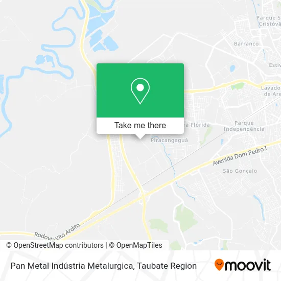 Pan Metal Indústria Metalurgica map
