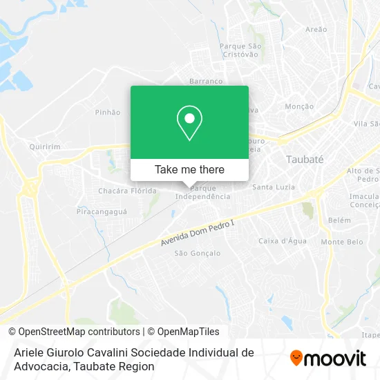 Ariele Giurolo Cavalini Sociedade Individual de Advocacia map