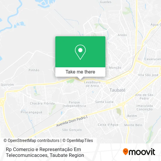 Rp Comercio e Representação Em Telecomunicacoes map