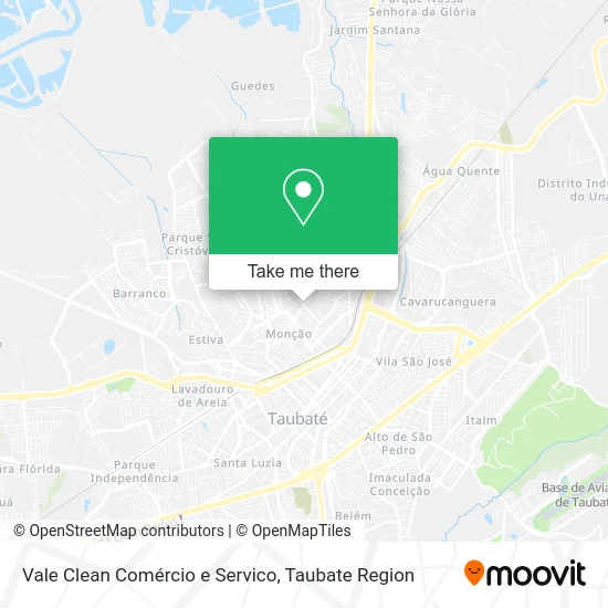 Vale Clean Comércio e Servico map
