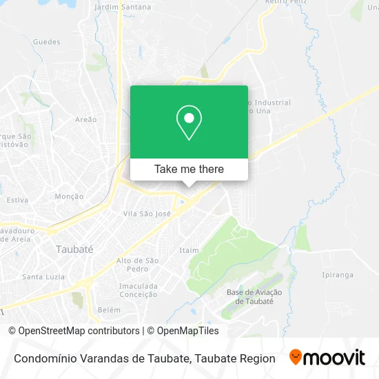 Condomínio Varandas de Taubate map