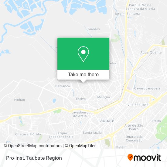 Pro-Inst map