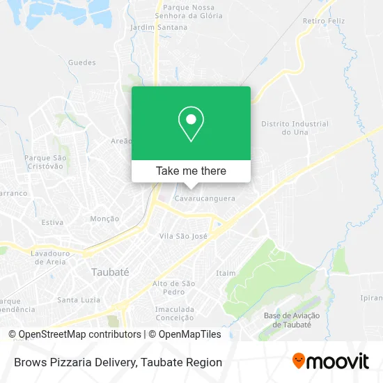 Brows Pizzaria Delivery map