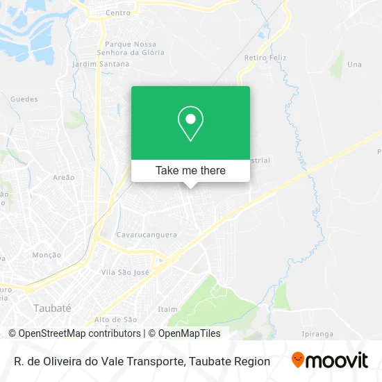 R. de Oliveira do Vale Transporte map