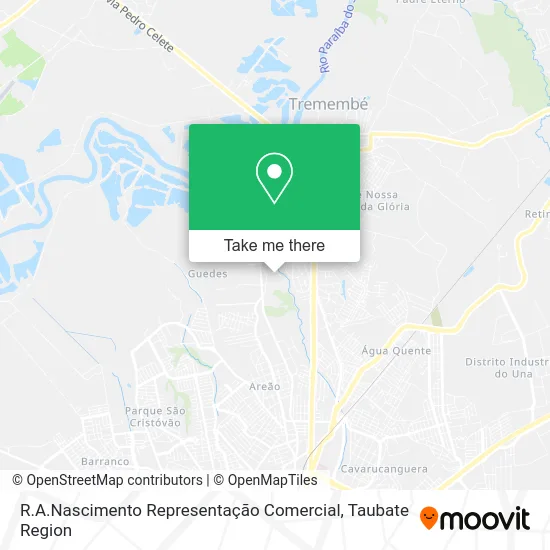R.A.Nascimento Representação Comercial map