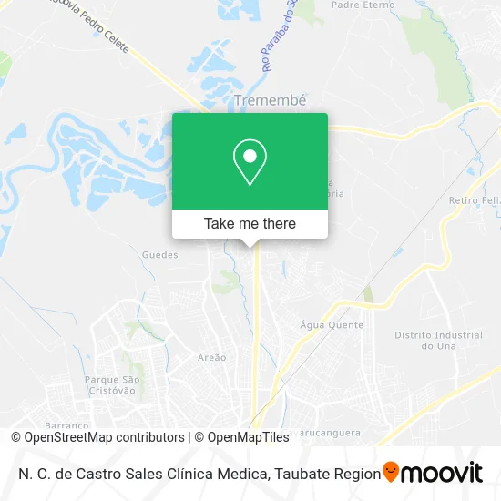 N. C. de Castro Sales Clínica Medica map