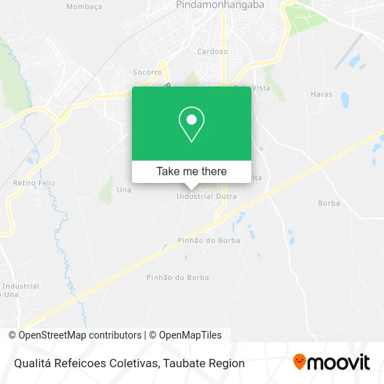Qualitá Refeicoes Coletivas map