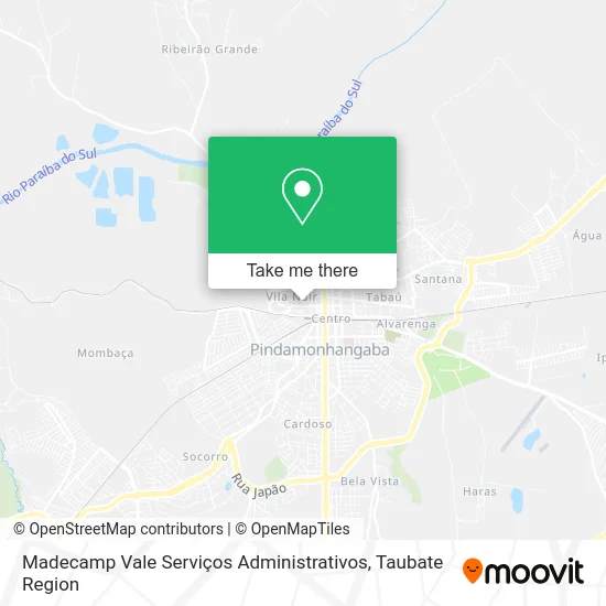 Madecamp Vale Serviços Administrativos map