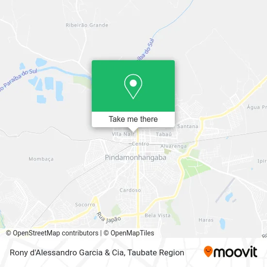 Rony d'Alessandro Garcia & Cia map