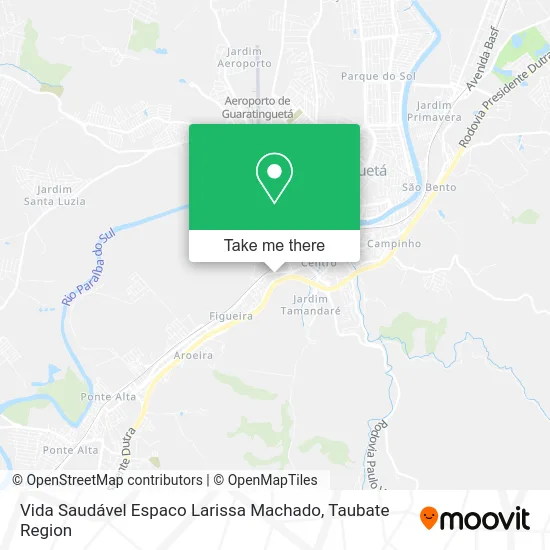 Vida Saudável Espaco Larissa Machado map