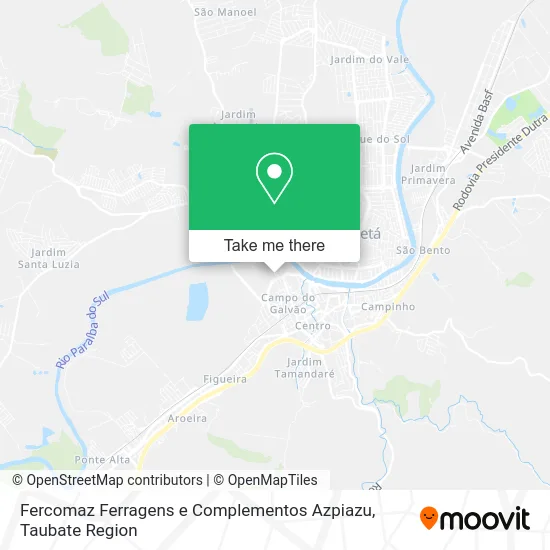 Fercomaz Ferragens e Complementos Azpiazu map